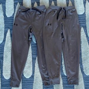 Under Armour Kids' Gray Brawler Joggers (2 Pair)